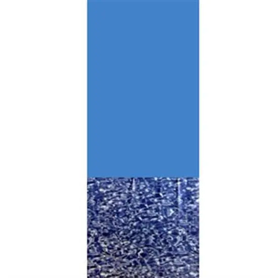 Above-Ground Pool 20 GA. Blue Wall-Swirl Bottom Overlap Vinyl Liner- 30’ Round