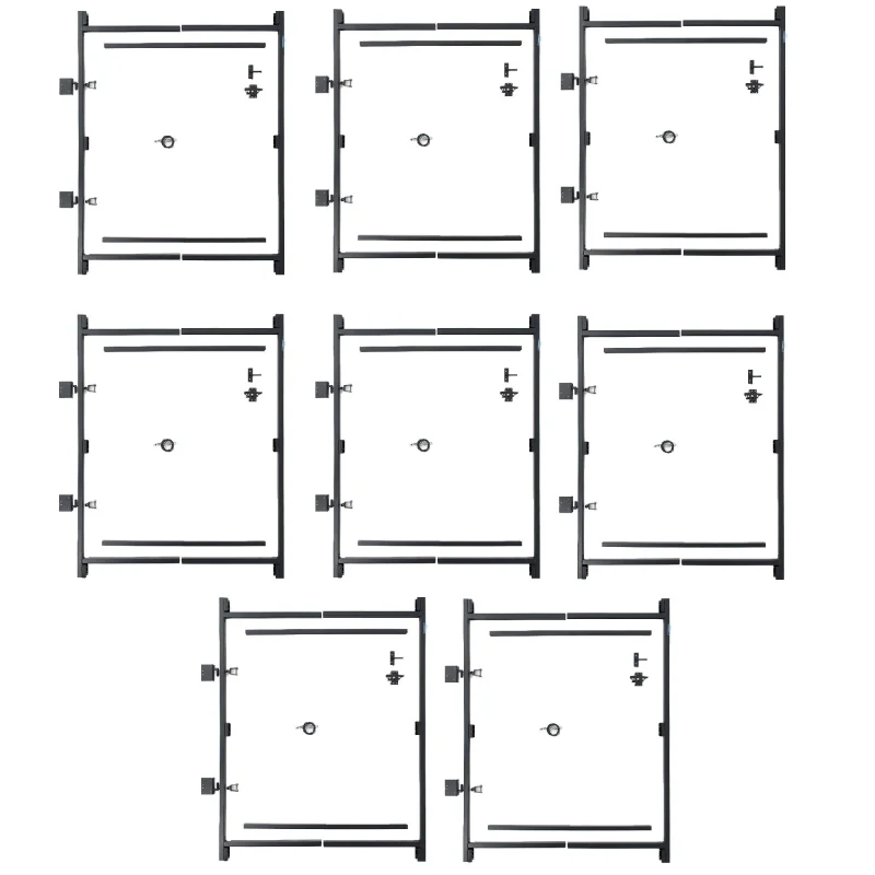 Adjust-A-Gate Steel Frame Gate Kit, 36"-60" Wide Opening Up To 7' High (8 Pack)