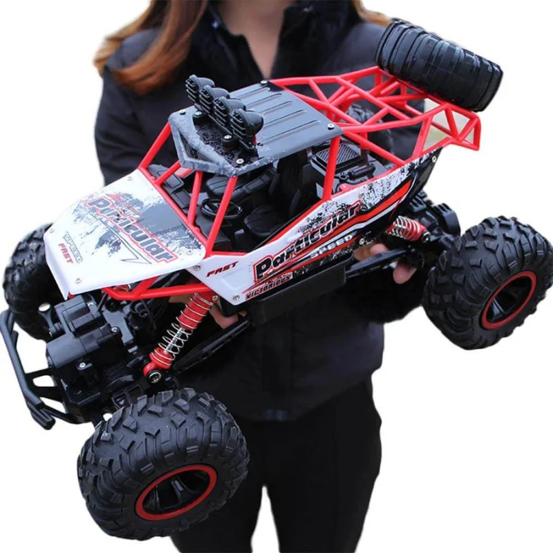 Adventure Beast | 4x4 RC Monster Truck with Shock Absorbing Suspension | All-Terrain Fun for Thrilling Off-Road Experiences Red