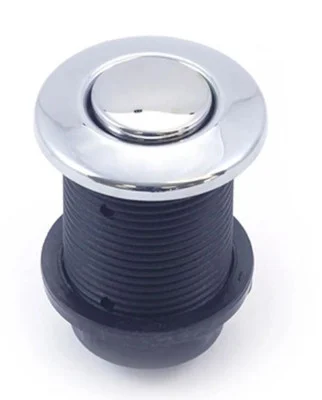 Air Button Chrome Number 15 LG15-CHR