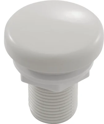 Air Control 13712-WH White Top Draw Snap Cap 1/2 Inch White