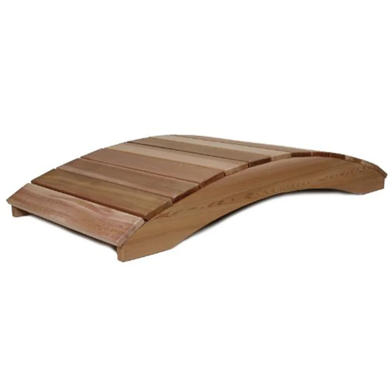 All Things Cedar FB72 6 Foot Bridge, Red Western Cedar (Open Box)