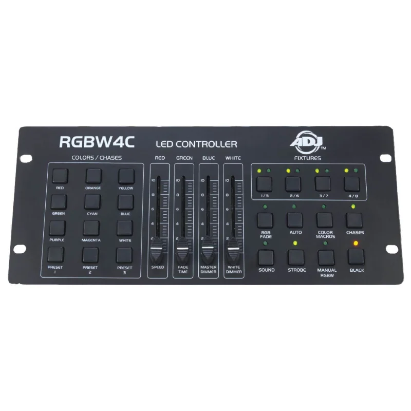 American DJ 32 Channel RGB/RGBW/RGBA LED DMX Lighting Controller | RGBW4C