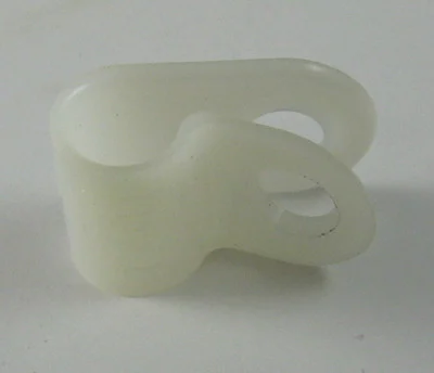 Aqua Products P-Clip (1/4″, Plastic) – For Securing The Non-Foam-Insulated Part Of A 2-Wire Cable To The Body | 2100