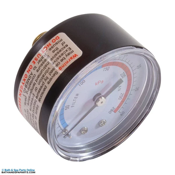 AquaPro AL75 Pressure Gauge w/O-Ring 28 PSI (10076-ACC)