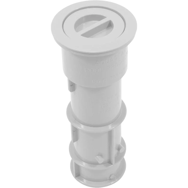 AquaStar 7.5" Pool Umbrella Stand w/ Sleeve & Center Cap | White | US101