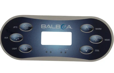 Artesian Balboa Control Panel Overlay OP11-0151-08