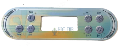 Artesian Control Panel Overlay 3 Pump 11-0139-77