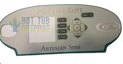 Artesian Spa Platinum Elite Overlay OP11-0039-77 4-Pump
