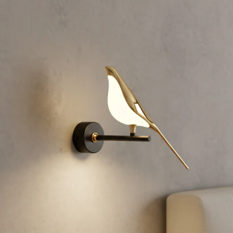 Artistic LED Wall Sconce with Bird Design for Elegant Home Decor