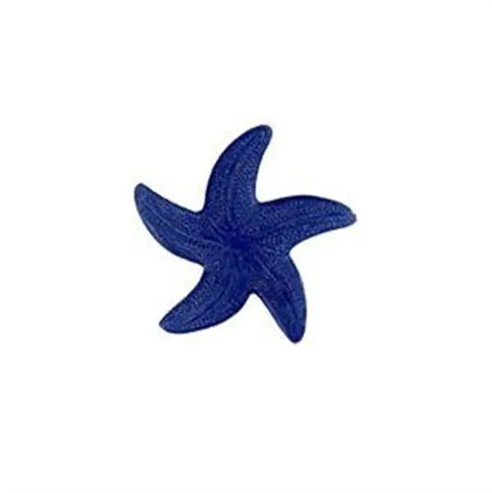 Artistry In Mosaics Aquatic Line Baby Dark Blue Starfish Mosaic Tile