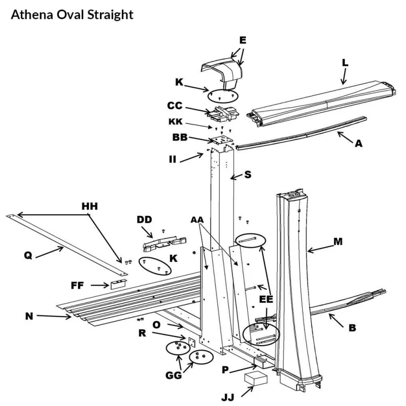 Athena 54 (Straight Section)
