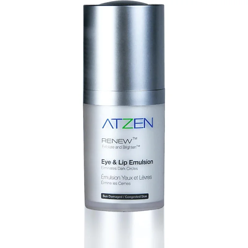 ATZEN RENEW - Exfoliate and Brighten - Eye and Lip Emulsion / 0.5 oz