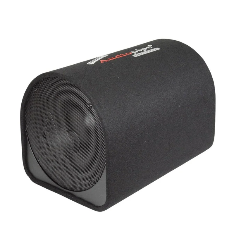 Audiopipe 600 Watts 12 Inch Ported Vented Enclosure Powered Bass Box (2 Pack)