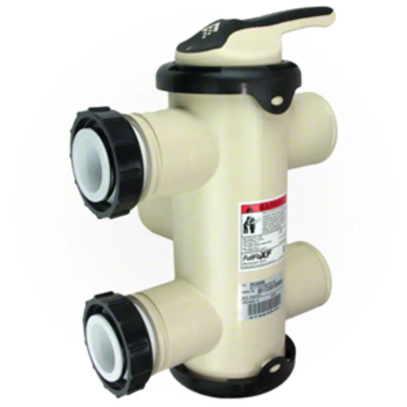Backwash Valve | Pentair | FullFloXF | 2 Unions | PVC Manual HeavyDuty