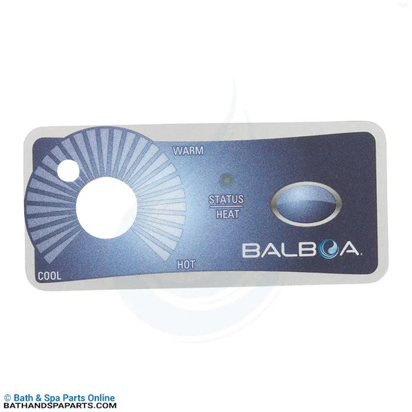Balboa Water Group Duplex 1-Button/Knob Overlay (10313)