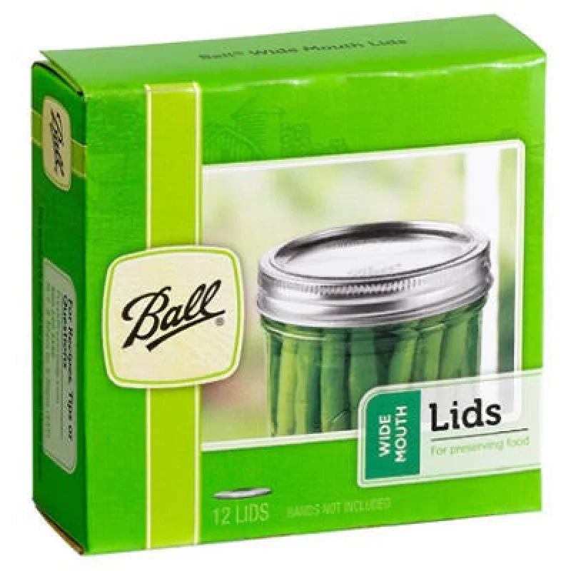 Ball 1440042050 Wide Mouth Dome Canning Lids 12 Pack