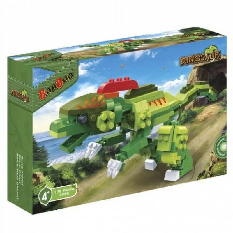 BanBao Parasaurolophus Dinosaur Block Set - STEM Educational Toy (175 pcs)