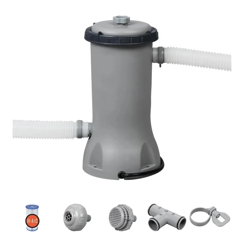 Bestway 58384E Flowclear 530 GPH Filter Pump for Above Ground Swimming Pool