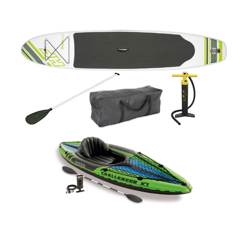 Bestway Hydro Force Wave Stand Up Paddle Board & 1-Person Sporty Kayak