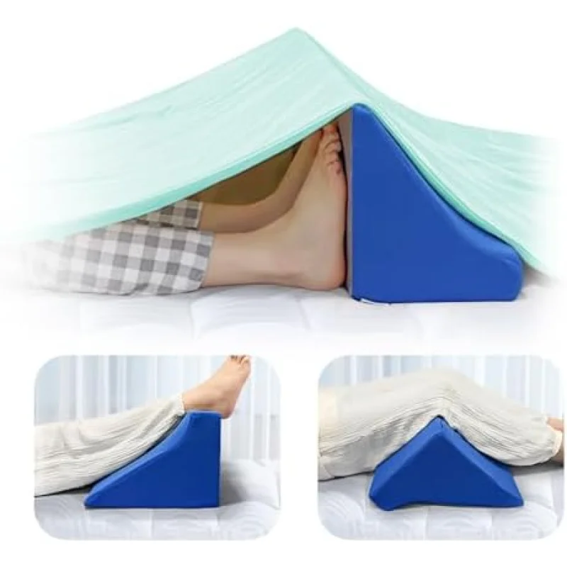 Blanket Lifter for Feet-Sheet Lifters for Foot of Bed Blanket Elevation Wedge Foot Cradle Tent Sleep Support Raiser Supplies Foam Block Toes Pain Leg Knee Ankle Post Surgery Recovery