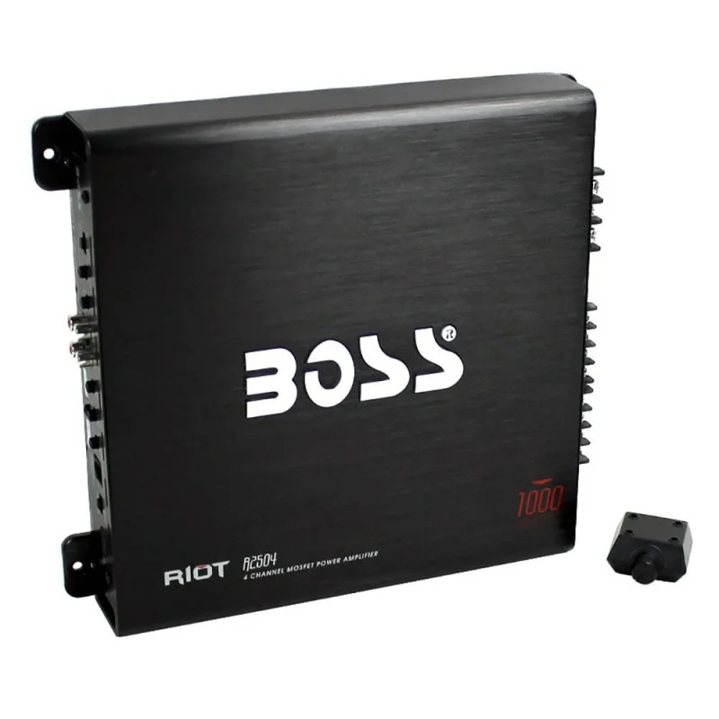 Boss Audio 1000 Watt 4 Channel Car Audio Power Stereo Amplifier + Remote | R2504