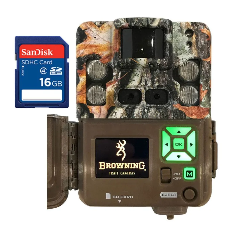 Browning 2018 Strike Force Pro XD Hunting Camera + SanDisk 16GB SD Memory Card