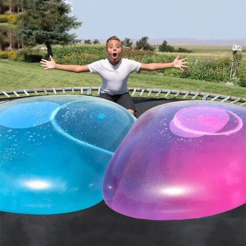 Bubble Fun | Inflatable Bubble Ball with Durable Design | Perfect for Family Outdoor Play Pink