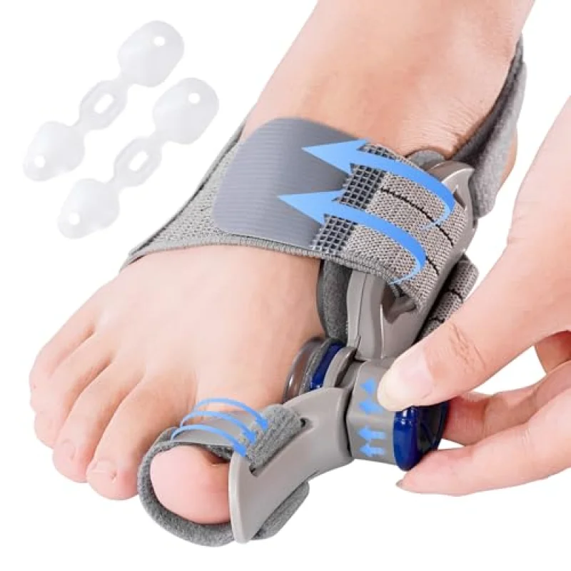 Bunion Corrector for Women & Men,Treatmedy Bunion Fix,Adjustable Toe Straightener - Orthopedic Bunion Splint for Big Toe Alignment, Hallux Valgus Correction, Left/Right Feet Relief (1PCS)