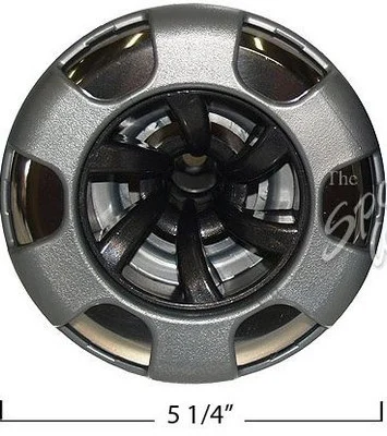 Cal Spa 5 1/4 Power Storm Jet PLU21703708 Stainless 6-Spoke