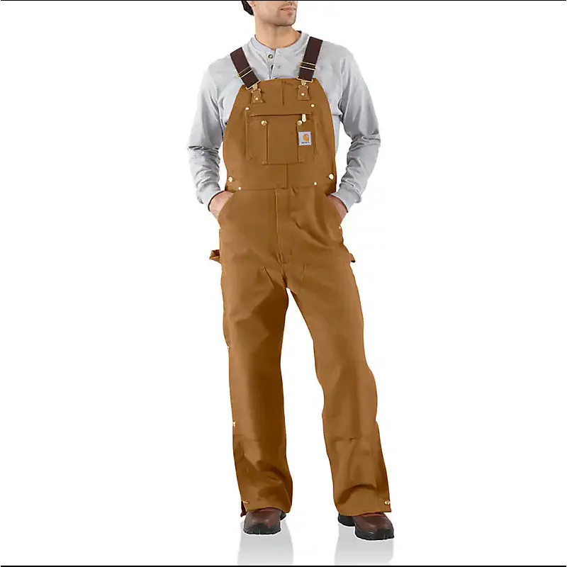 Carhartt Loose Fit Firm Duck Bib Overall (Carhartt Brown) Size 32x30