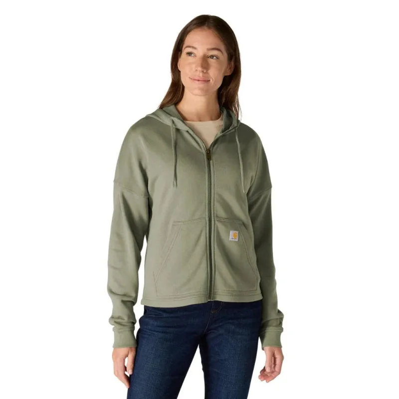 Carhartt Women's TENCEL Fiber Series Full-Zip Sweatshirt (Avery Fern) Size XXL