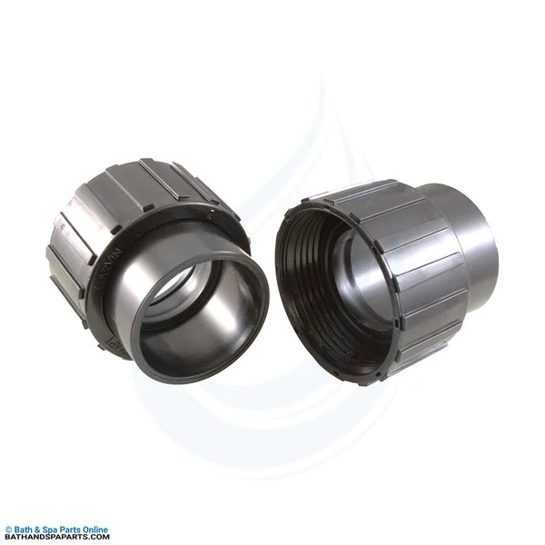 Carvin 1-1/2″ FBT x 1-1/2″ S Black Pump Union [Qty 2] (31175608R2-BLK)