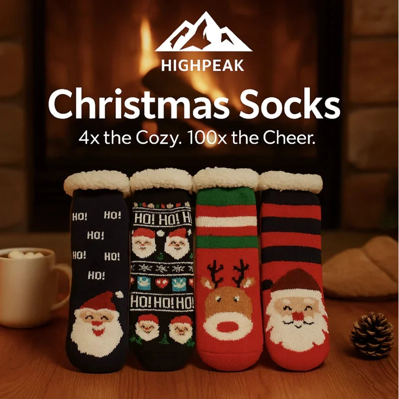 Christmas Socks - 4 Pack