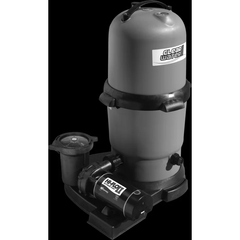 ClearWater II D.E. Standard Filter System18sqft Capacity, Gray Housing | FD18-7