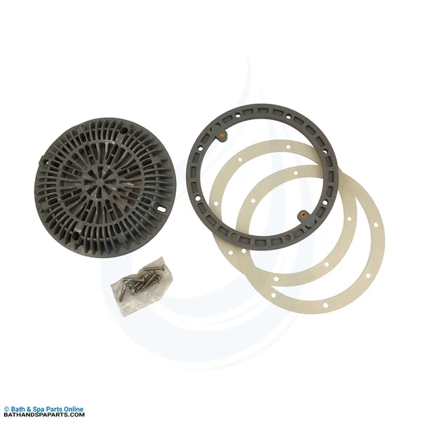 CMP Galaxy Drain Cover Assembly [8″] w/Ring Gasket Screw [Gray] (25548-101-000)