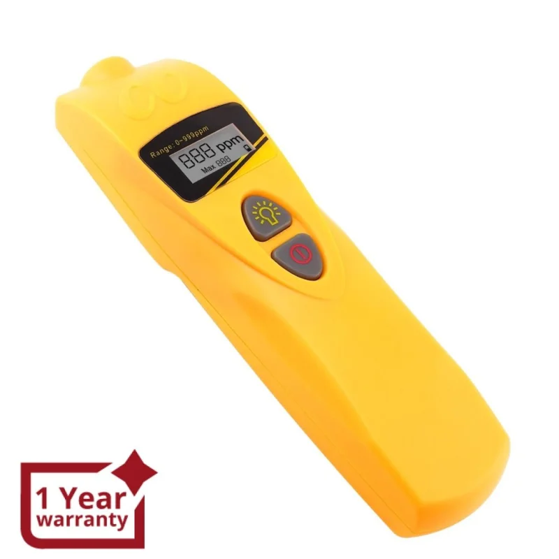 CO7701 Carbon Monoxide CO Digital Meter Tester Monitor Detector, 0~999 ppm Range, CE Marking, Handheld Pocket Type