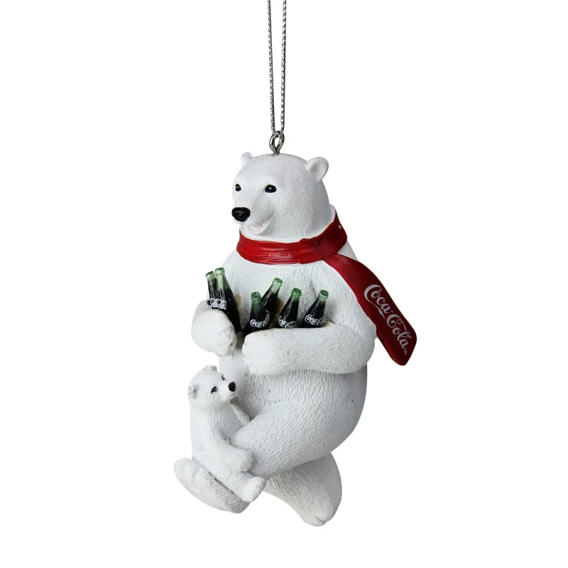 Coca-Cola Polar Bear With Cub Ornament