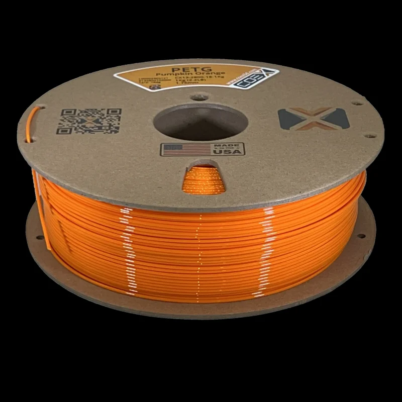 COEX 3D PETG FilamentPumpkin OrangeStrong, Low Warp, Glossy 3D Printing Material