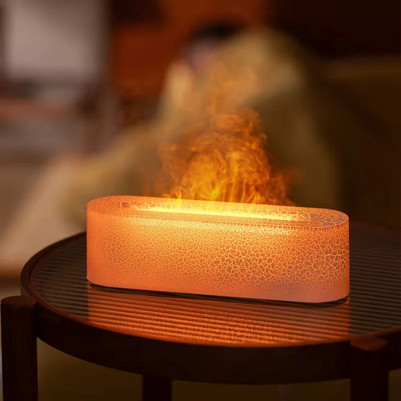 Color-Changing Humidifier Lamp with 7 Dynamic Light Settings | Aromatherapy Diffuser for Relaxation and Comfort Molten White