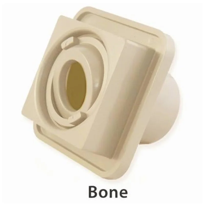 Color Match Pool Fittings SQUARE Flush Mount Return Fitting Clear