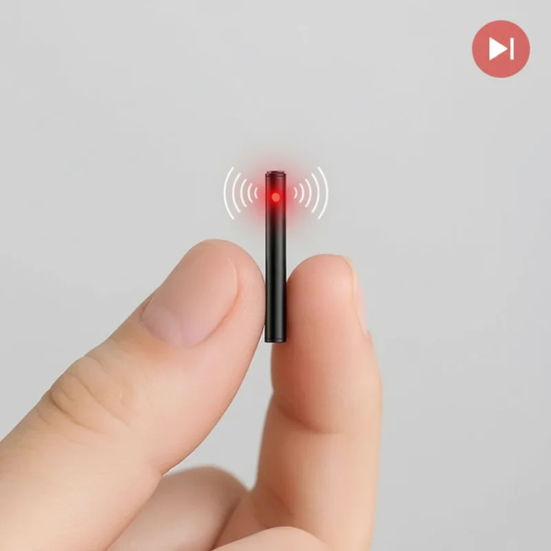 Compact Voice Recorder | Miniature Audio Recorder with Sound Activation | Ideal for Stealth Recording