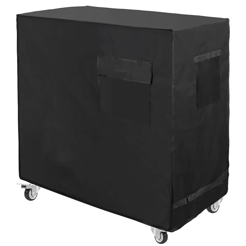 Cooler Cart Cover Black, Luxiv Waterproof Rolling Cooler Cover 34L x 20W x 32H inches 80 Quart Rolling Ice Chest Sleeve for Anti Rain, Sunlight, Dust (34L x 20W x 32H)