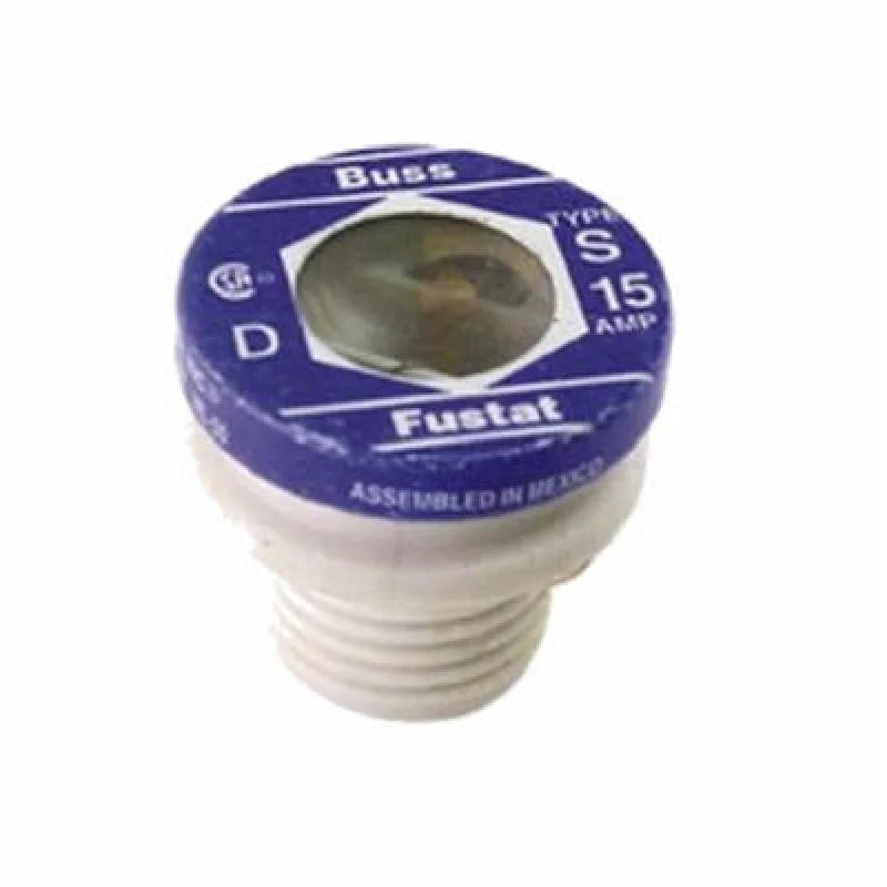 Cooper Bussmann BP/S-15 Type S Plug Fuse 15A 2 Pack