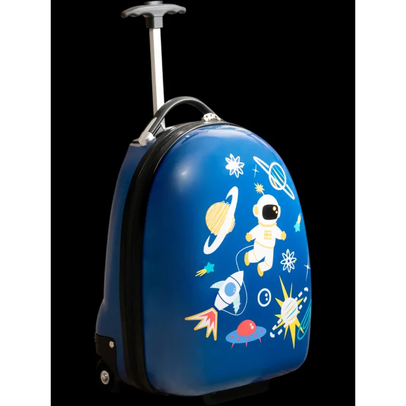 Costway 16" Kids Carry-On Hard Shell Luggage Suitcase with Wheels Blue 92847315 New Blue