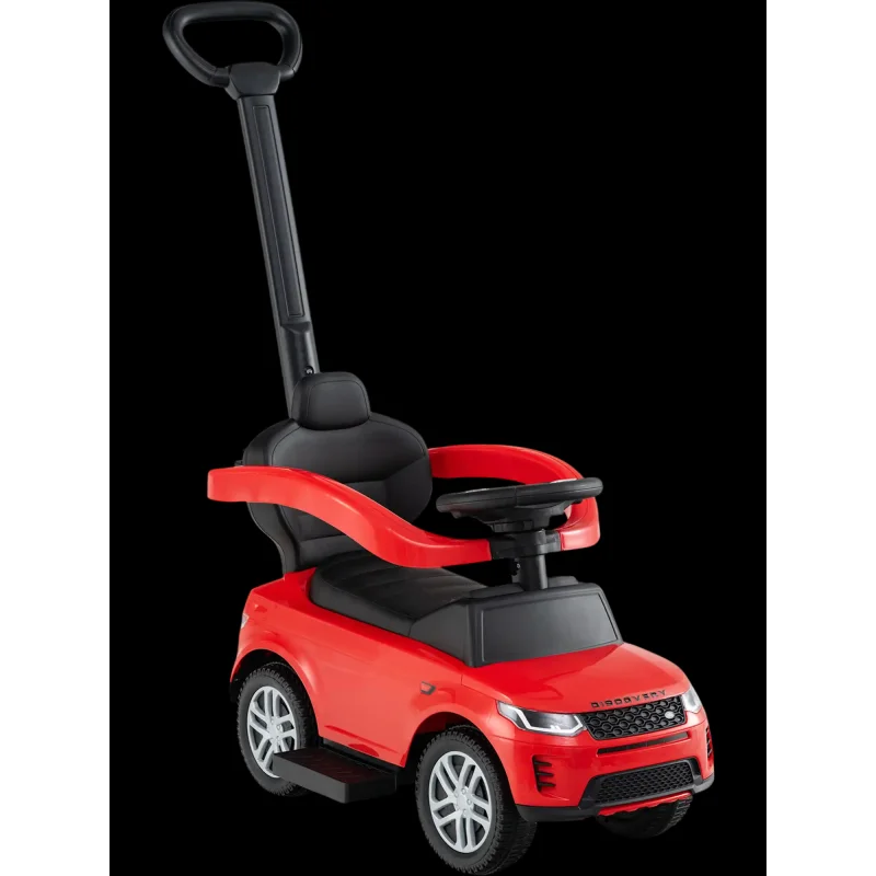 Costway 3-in-1 Kids Push Car w/ Removable Handle Guardrail 136592478 New Red