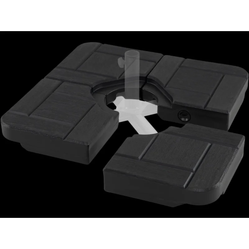 Costway 4-Piece 188 lbs Cantilever Offset Patio Umbrella Base 85393035 New