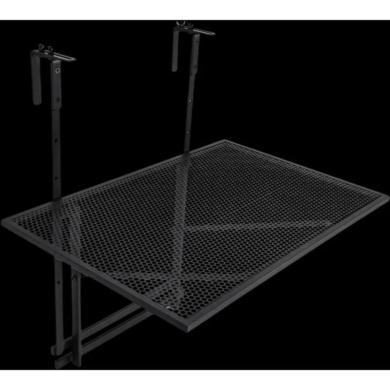 Costway 5-Level Adjustable Railing Folding Table 91643257 New