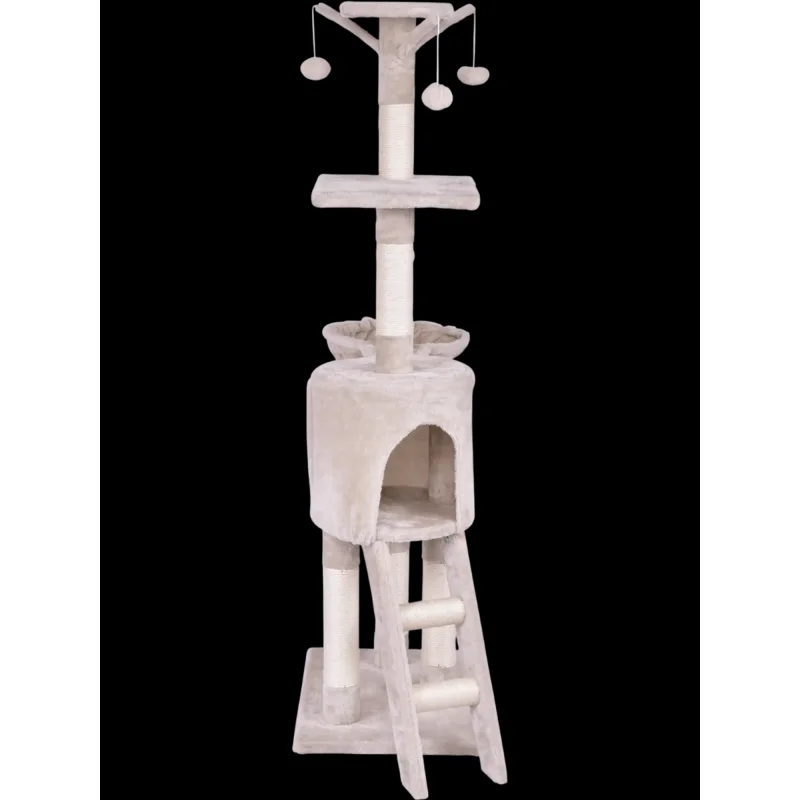 Costway 56" Cat Play Tree Condo Scratching Posts Ladder 20549386 New