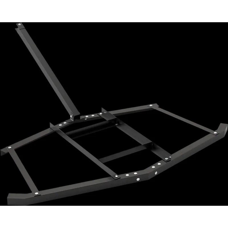 Costway 66" Tow Behind Driveway Landscape Leveling Rake 15712312 New